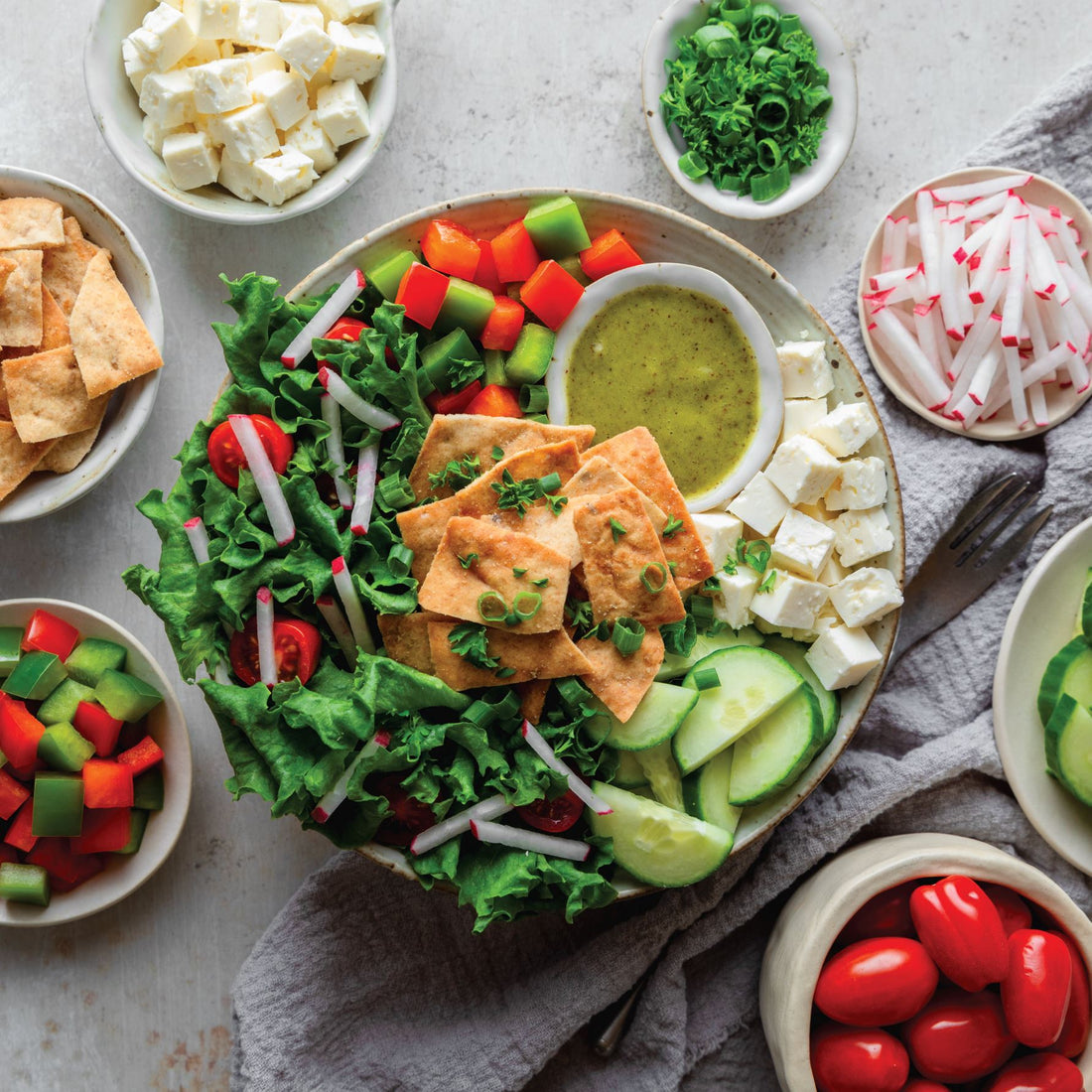 Classic Fattoush Salad