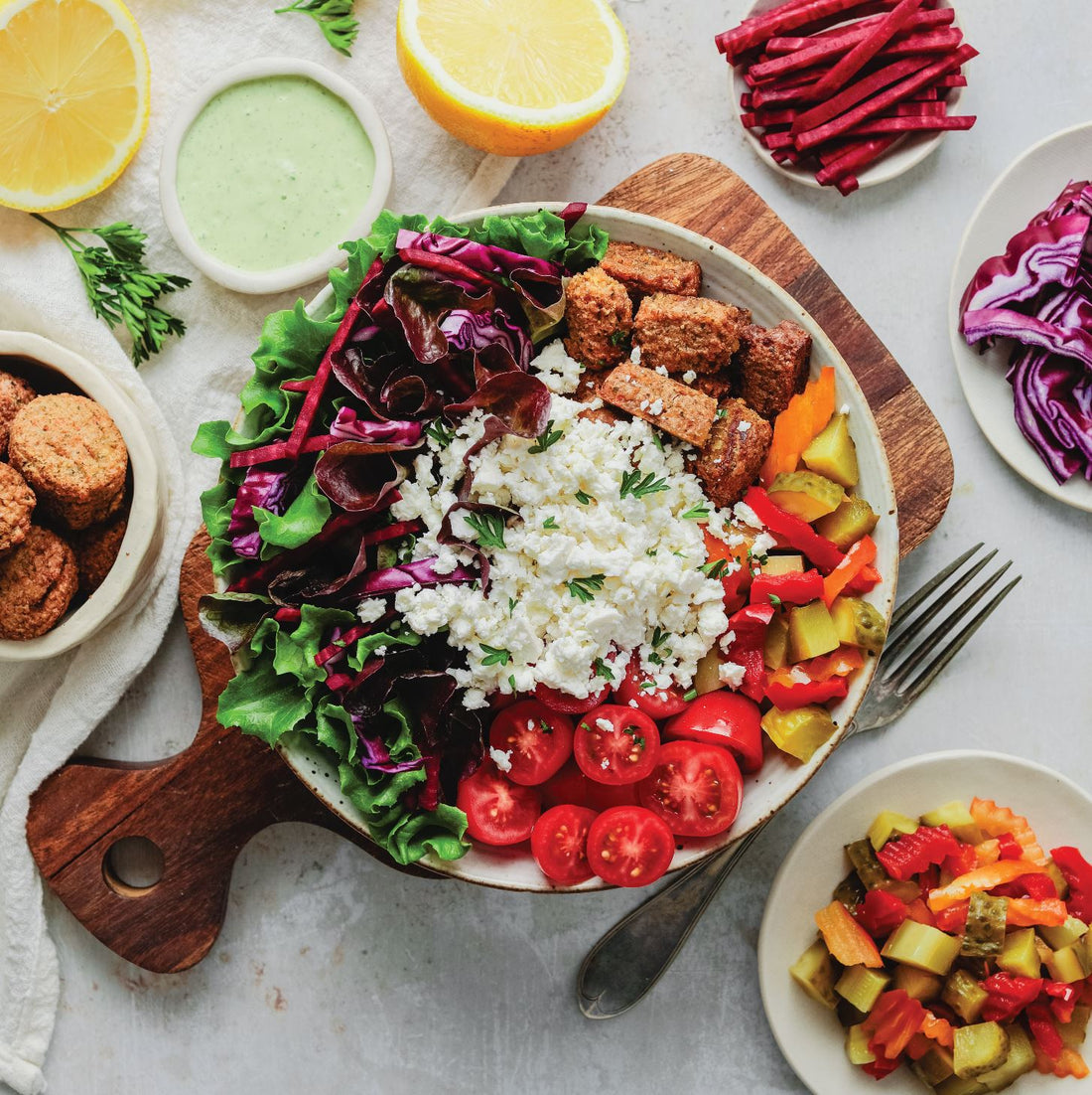 Falafel Fusion Salad