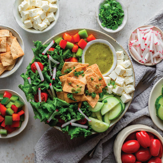 Pita, Pepper & Parsley Salad